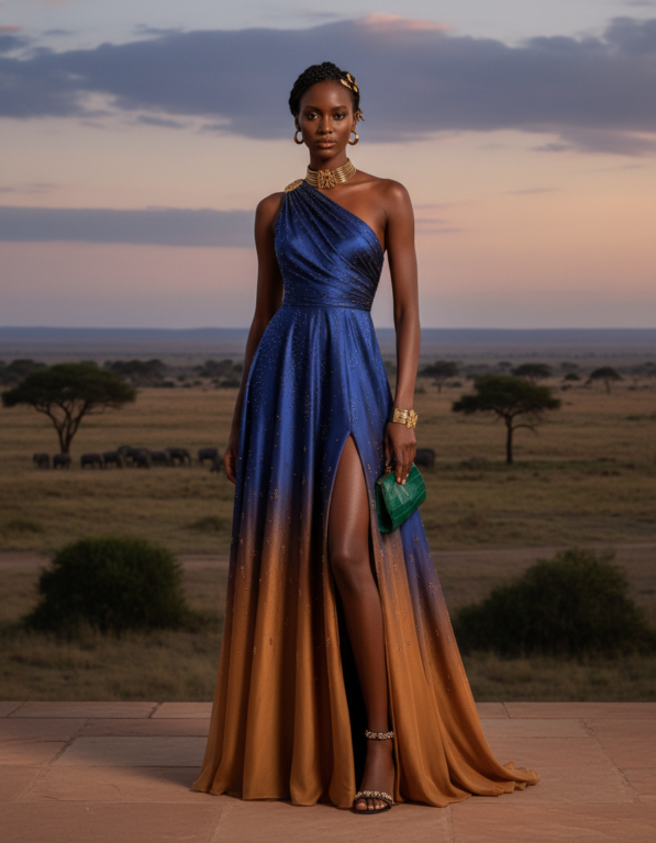 Gemma Deeks Style Guide: Cocktail dinner outfit in Kenya Summer 2026