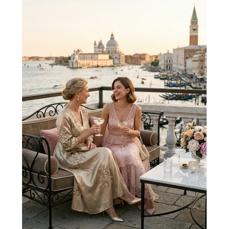 Gemma Deeks Style Guide: Cocktail Mother’s Day in Venice Summer 2026