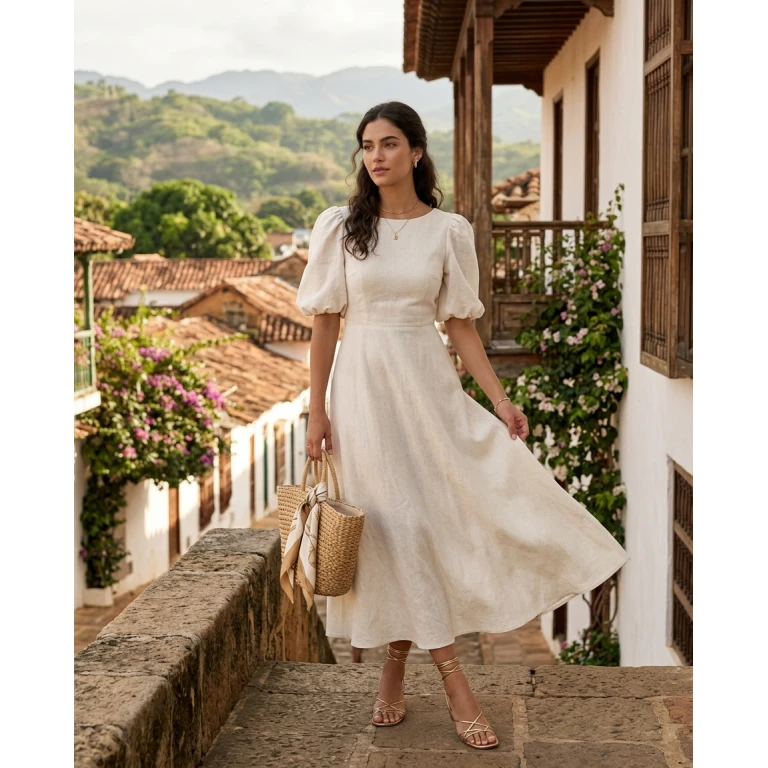 Gemma Deeks Style Guide: Elegant Chic Anniversary in Colombia Summer 2026