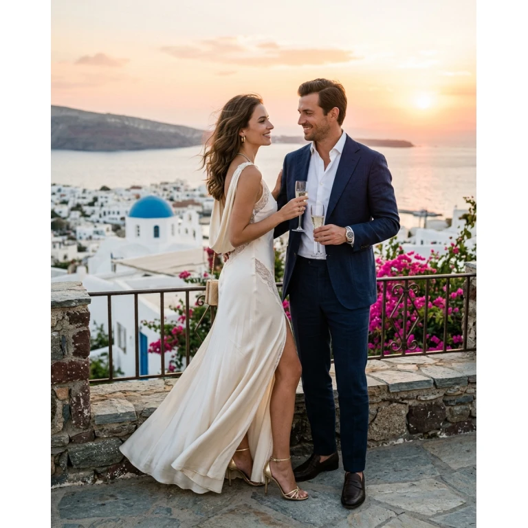 Gemma Deeks Style Guide: Elegant Chic Anniversary in Greece Summer 2026
