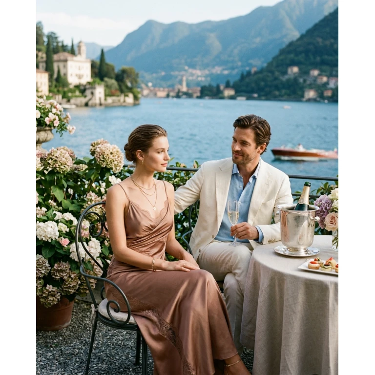 Gemma Deeks Style Guide: Elegant Chic Anniversary in Lake Como Summer 2026