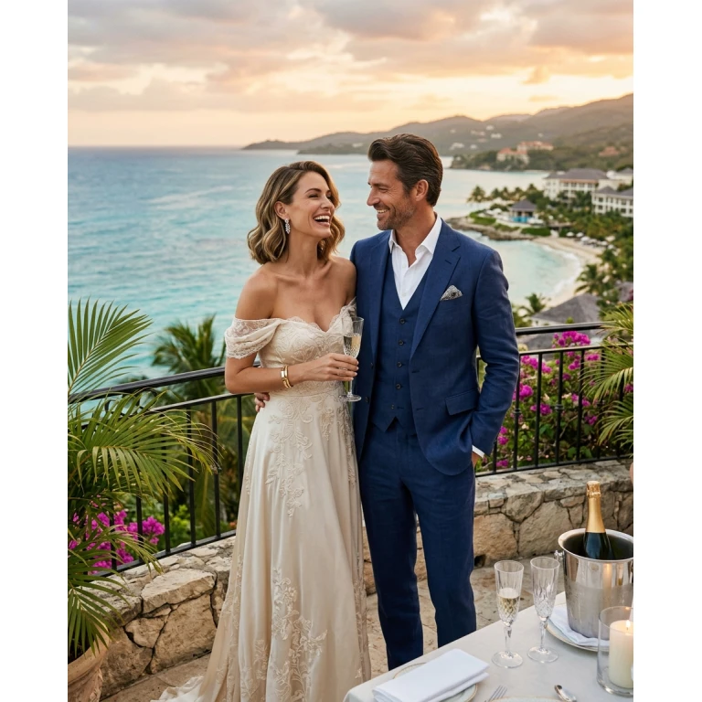 Gemma Deeks Style Guide: Elegant Chic Anniversary in Montego Bay Summer 2026
