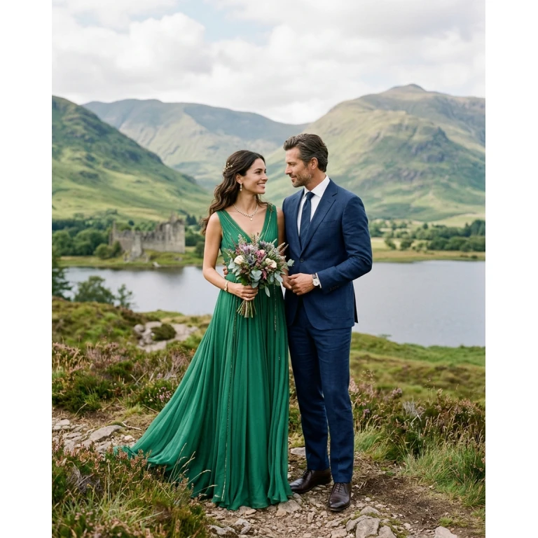 Gemma Deeks Style Guide: Elegant Chic Anniversary in Scotland Summer 2026