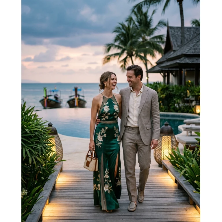 Gemma Deeks Style Guide: Elegant Chic Anniversary in Thailand Summer 2026