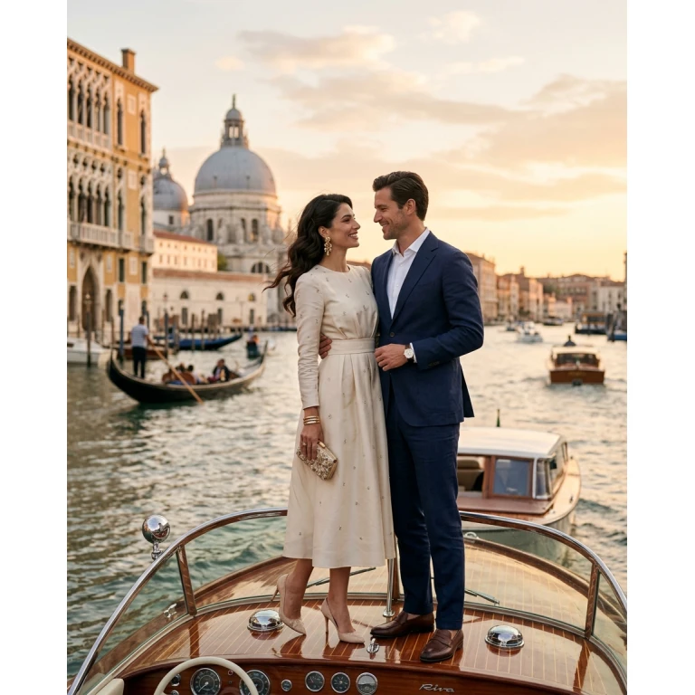 Gemma Deeks Style Guide: Elegant Chic Anniversary in Venice Summer 2026
