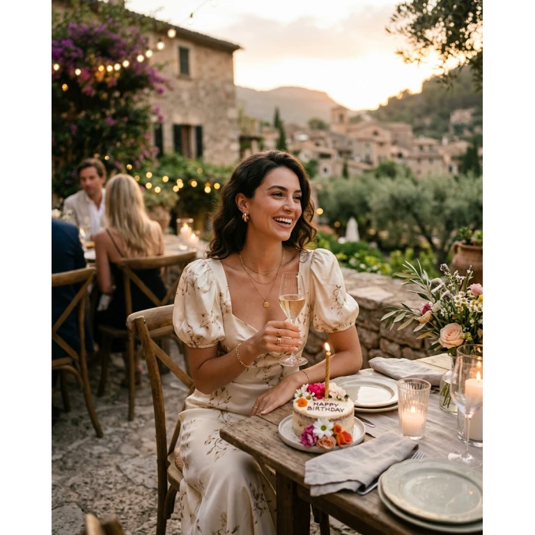 Gemma Deeks Style Guide: Elegant Chic Birthday in Majorca Summer 2026