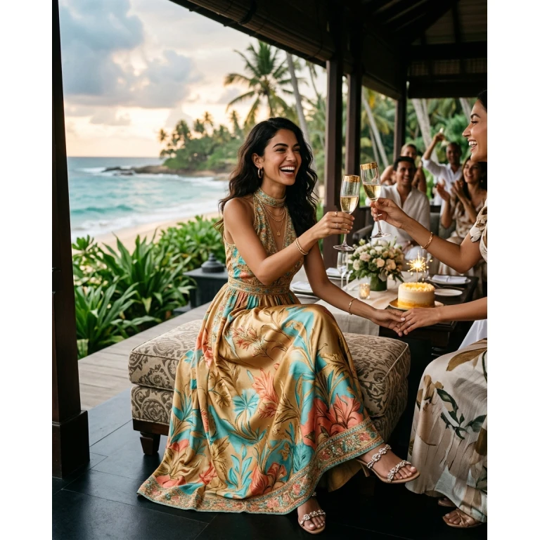 Gemma Deeks Style Guide: Elegant Chic Birthday in Sri Lanka Summer 2026