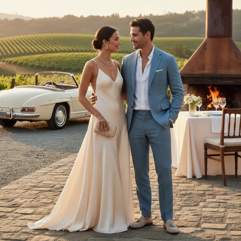 Gemma Deeks Style Guide: Elegant Chic Date night in Napa Valley Summer 2026