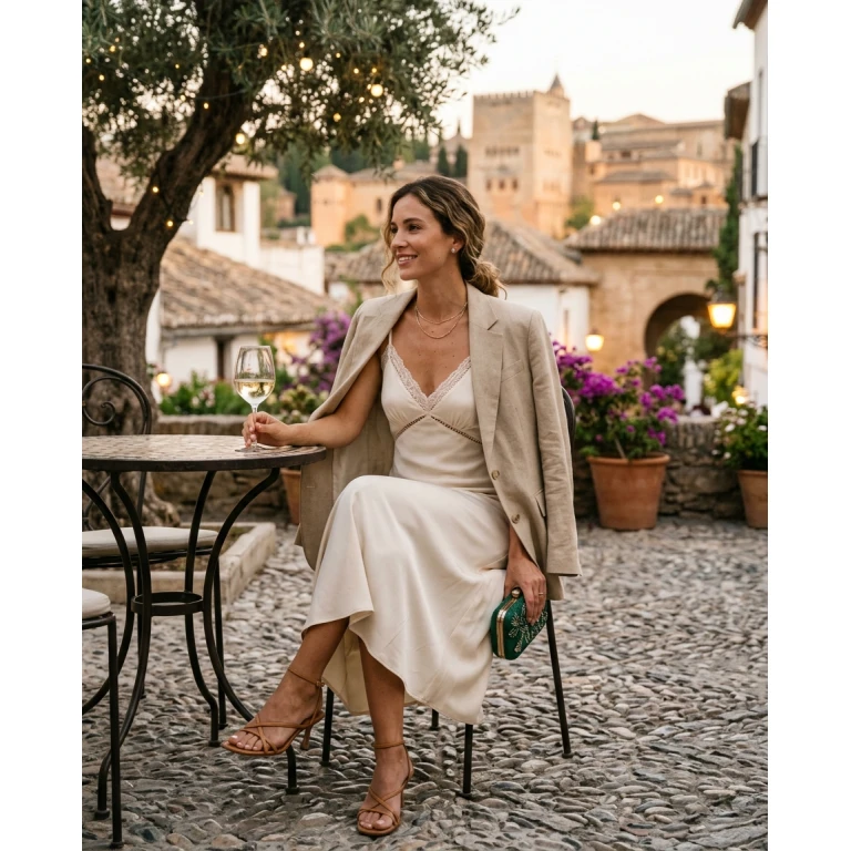 Gemma Deeks Style Guide: Elegant Chic Date night in Spain Summer 2026