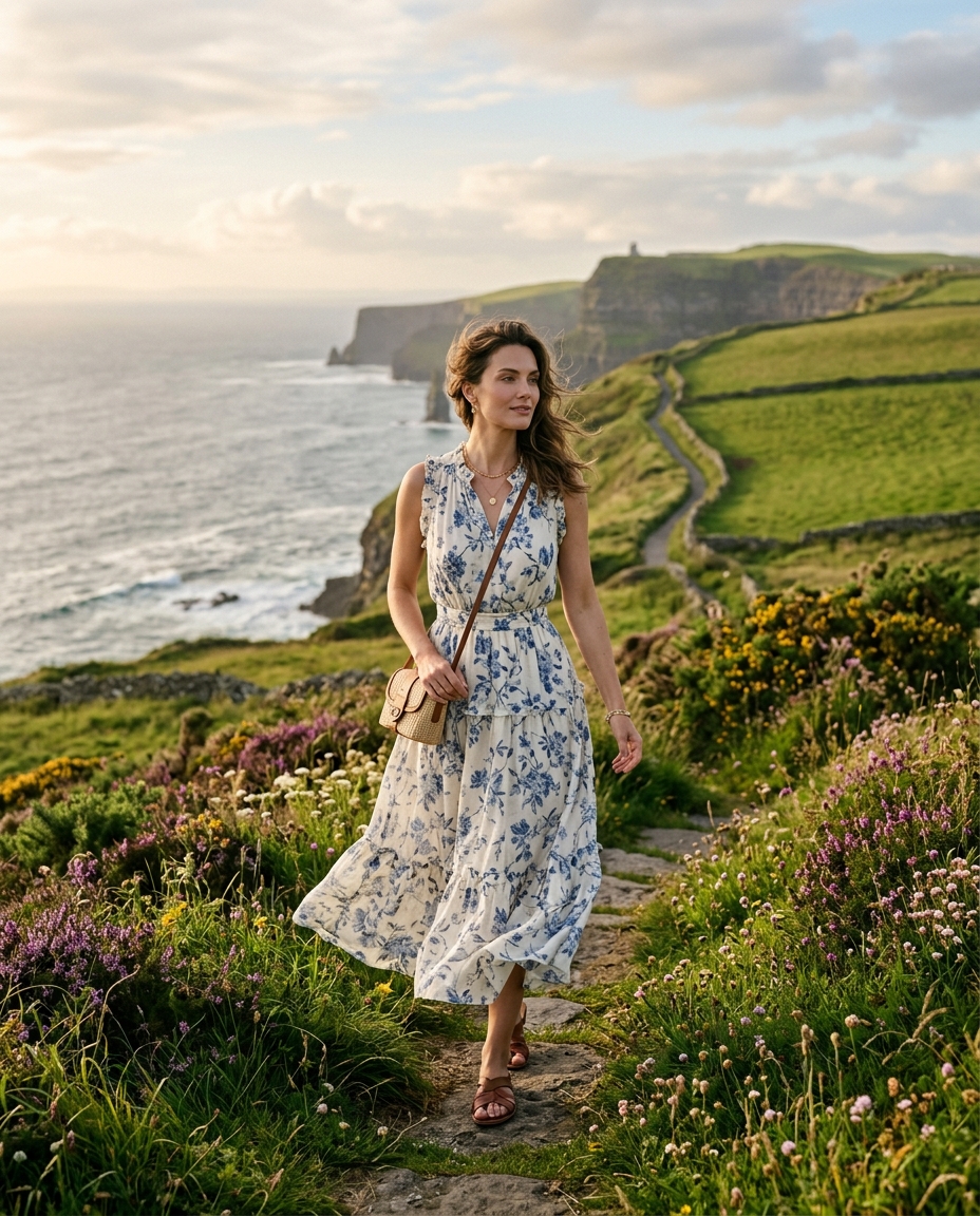 Gemma Deeks Style Guide: Elegant Chic Designer Summer Dresses in Ireland Summer 2026