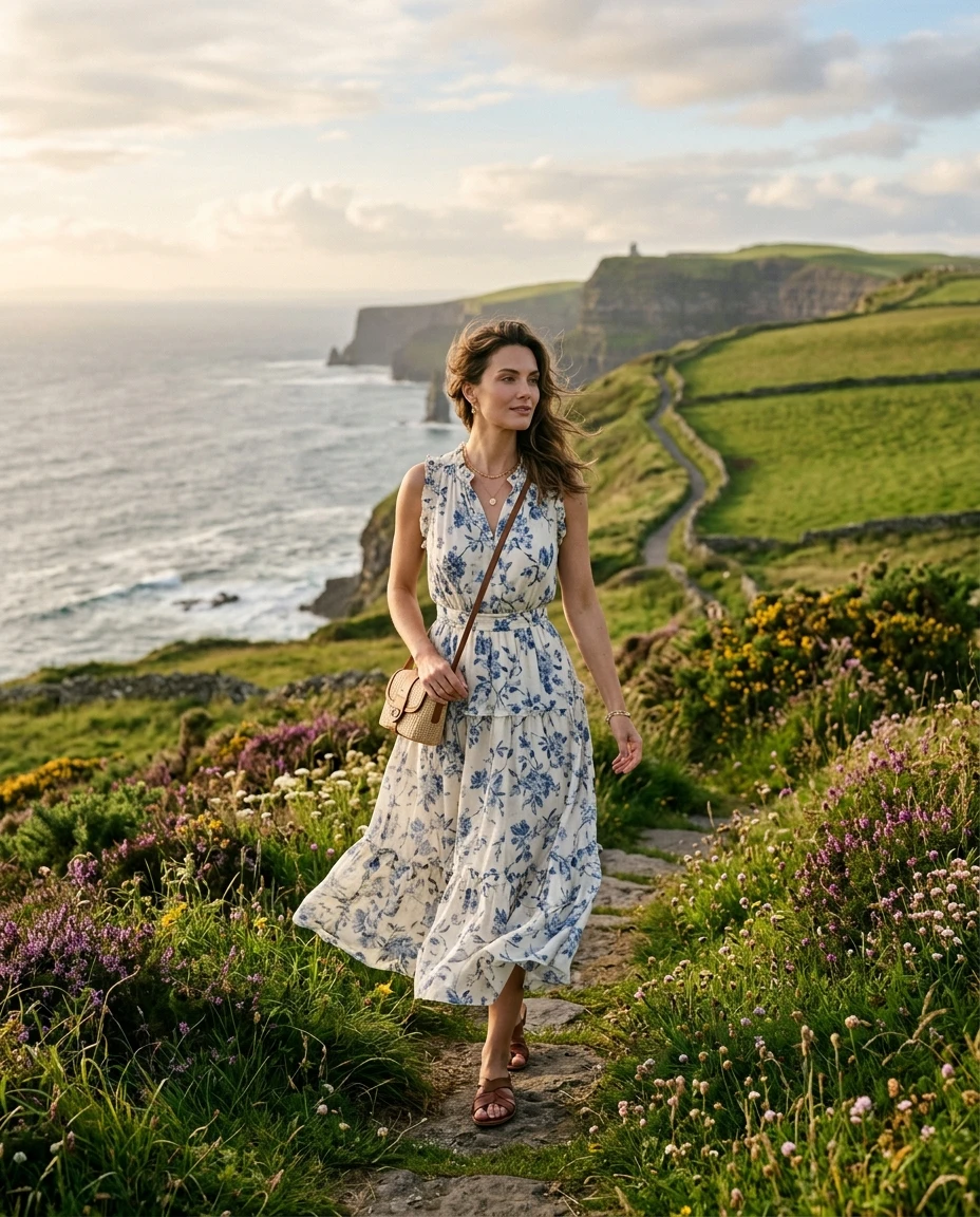 Gemma Deeks Style Guide: Elegant Chic Designer Summer Dresses in Ireland Summer 2026