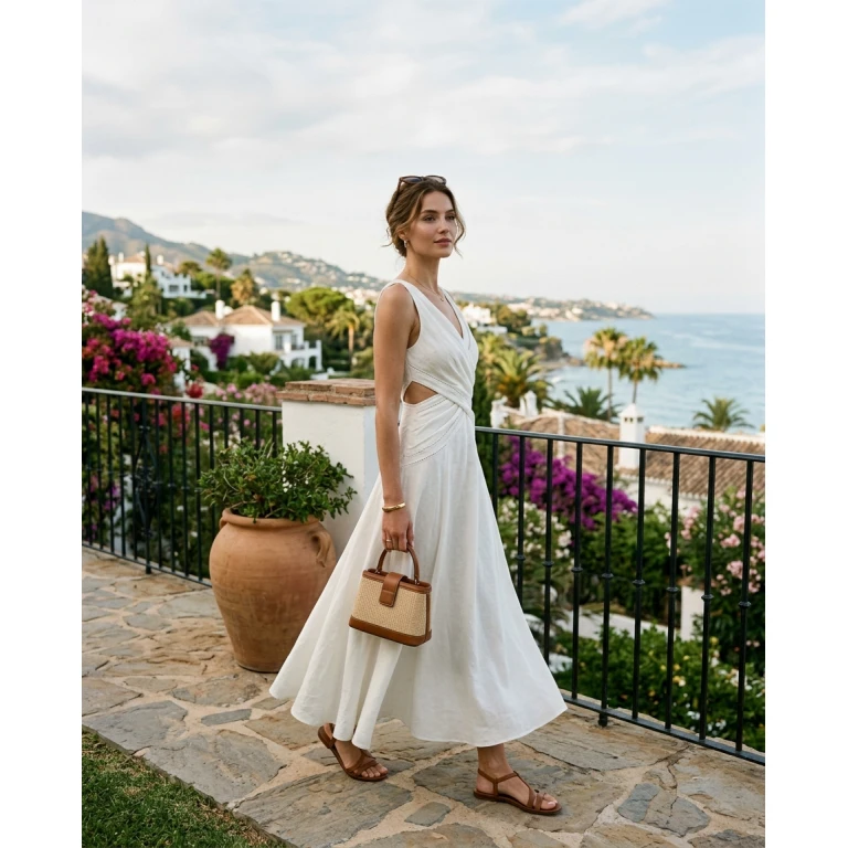 Gemma Deeks Style Guide: Elegant Chic Designer Summer Dresses in Marbella Summer 2026
