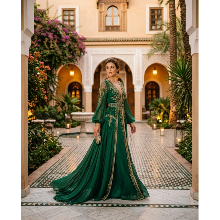 Gemma Deeks Style Guide: Elegant Chic gala gown in Marrakech Summer 2026