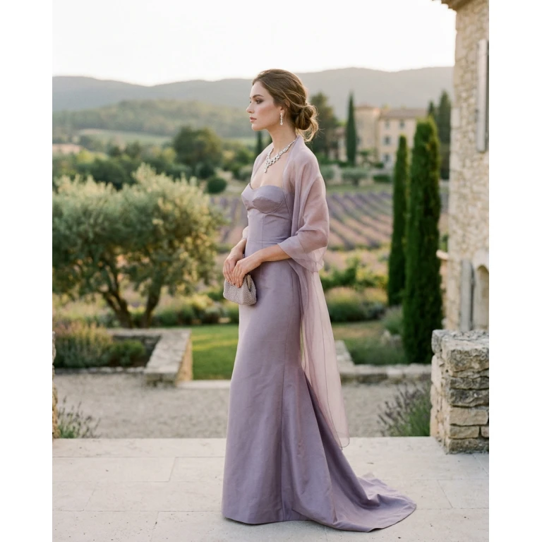 Gemma Deeks Style Guide: Elegant Chic gala gown in Provence France Summer 2026