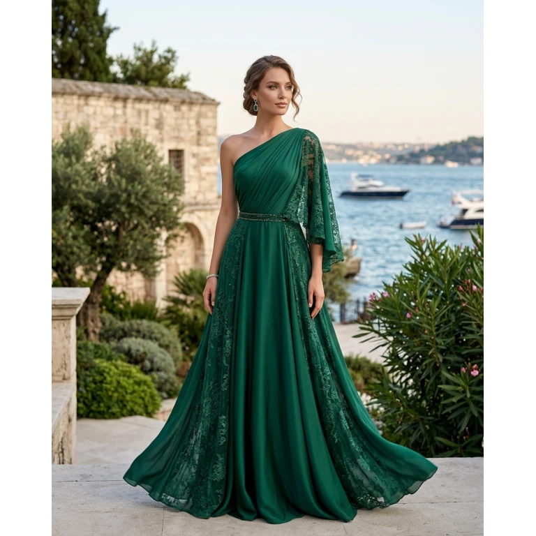 Gemma Deeks Style Guide: Elegant Chic gala gown in Turkey Summer 2026