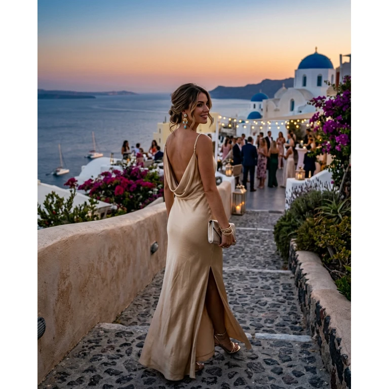 Gemma Deeks Style Guide: Elegant Chic Holiday parties in Greece Summer 2026
