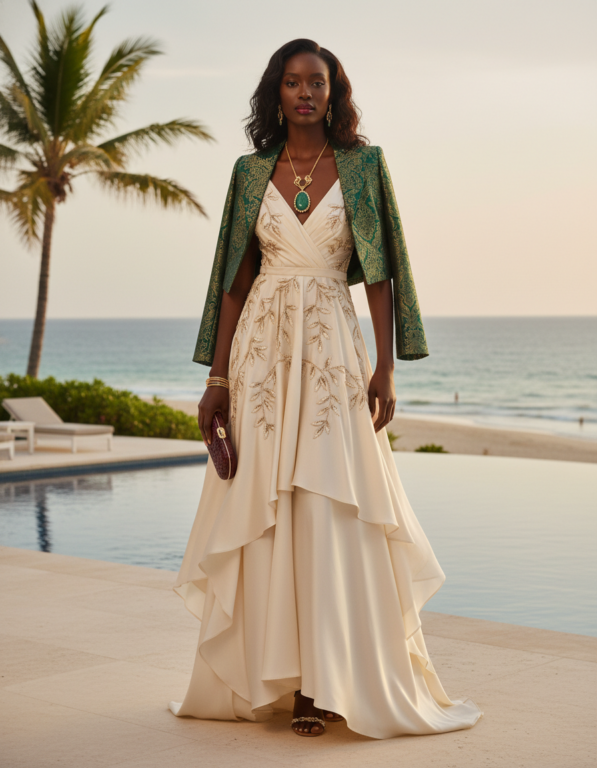 Gemma Deeks Style Guide: Elegant Chic Holiday parties in Kenya Summer 2026