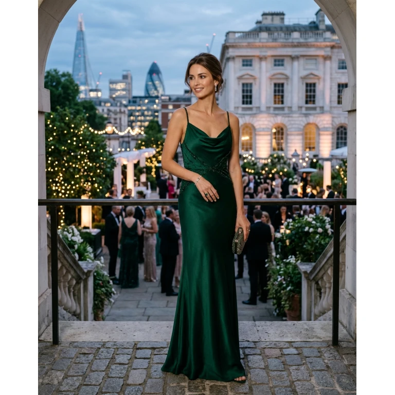Gemma Deeks Style Guide: Elegant Chic Holiday parties in London Summer 2026