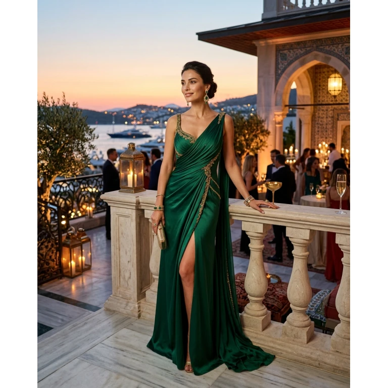 Gemma Deeks Style Guide: Elegant Chic Holiday parties in Turkey Summer 2026