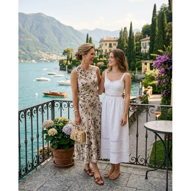Gemma Deeks Style Guide: Elegant Chic Mother’s Day in Lake Como Summer 2026