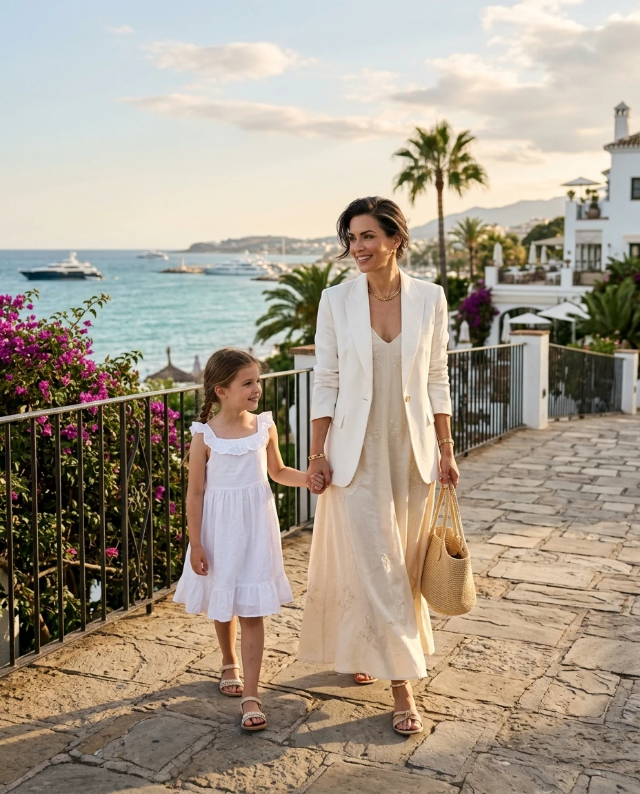 Gemma Deeks Style Guide: Elegant Chic Mother’s Day in Marbella Summer 2026