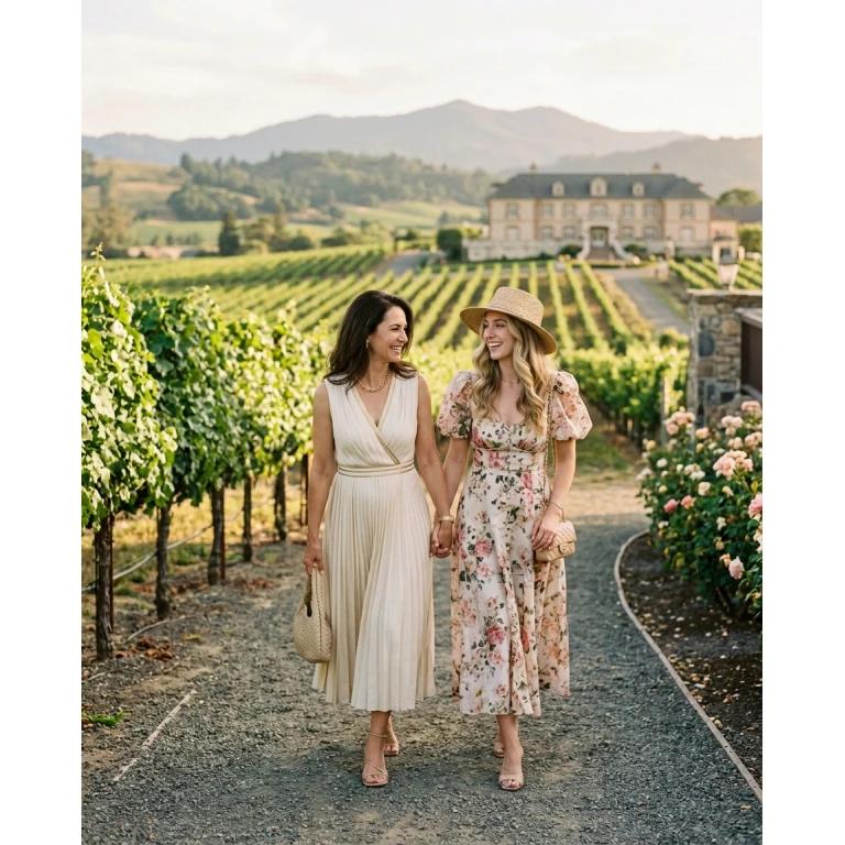 Gemma Deeks Style Guide: Elegant Chic Mother’s Day in Napa Valley Summer 2026