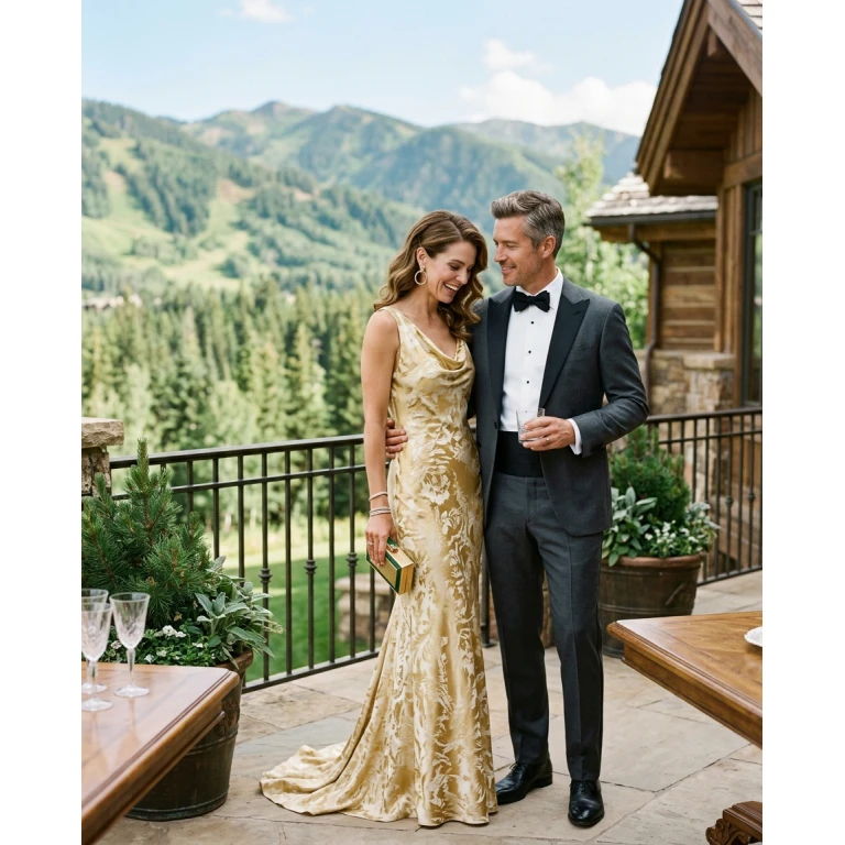 Gemma Deeks Style Guide: Formal attire Anniversary in Aspen Summer 2026