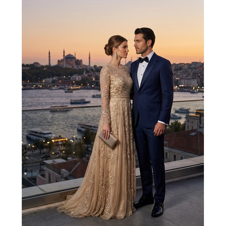 Gemma Deeks Style Guide: Formal attire Anniversary in Istanbul Summer 2026
