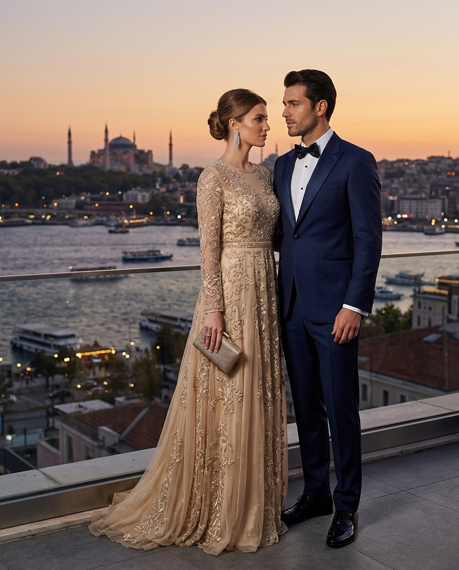 Gemma Deeks Style Guide: Formal attire Anniversary in Istanbul Summer 2026