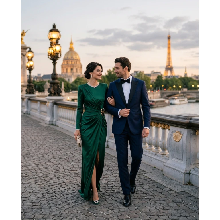 Gemma Deeks Style Guide: Formal attire Anniversary in Paris Summer 2026
