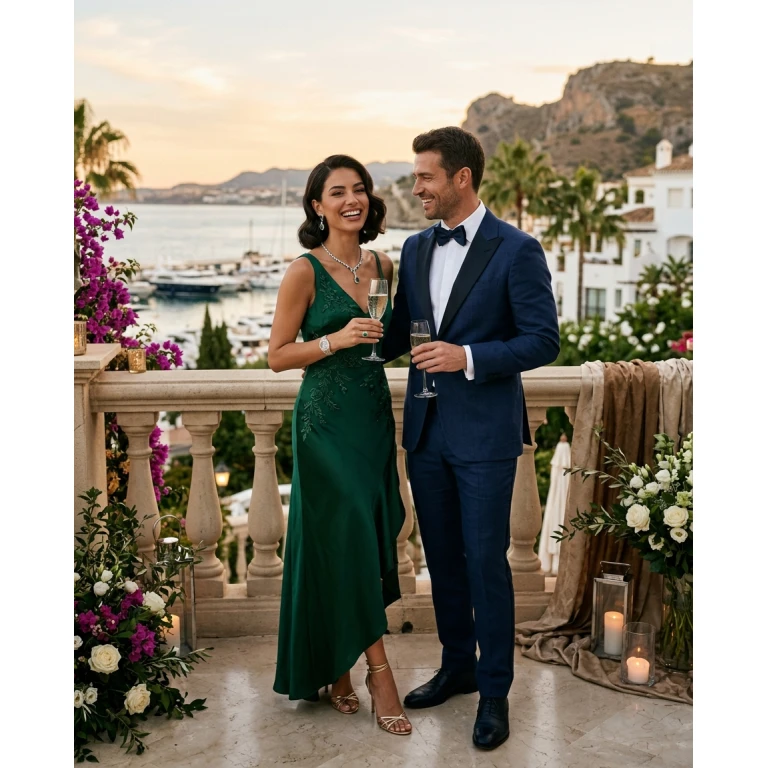Gemma Deeks Style Guide: Formal attire Birthday in Marbella Summer 2026
