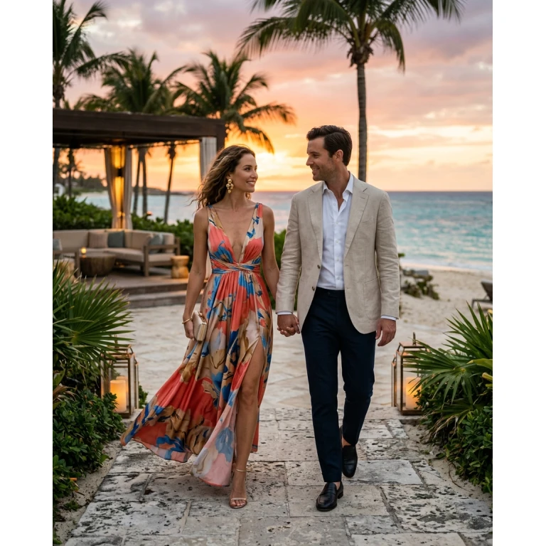 Gemma Deeks Style Guide: Formal attire Date night in Bahamas Summer 2026