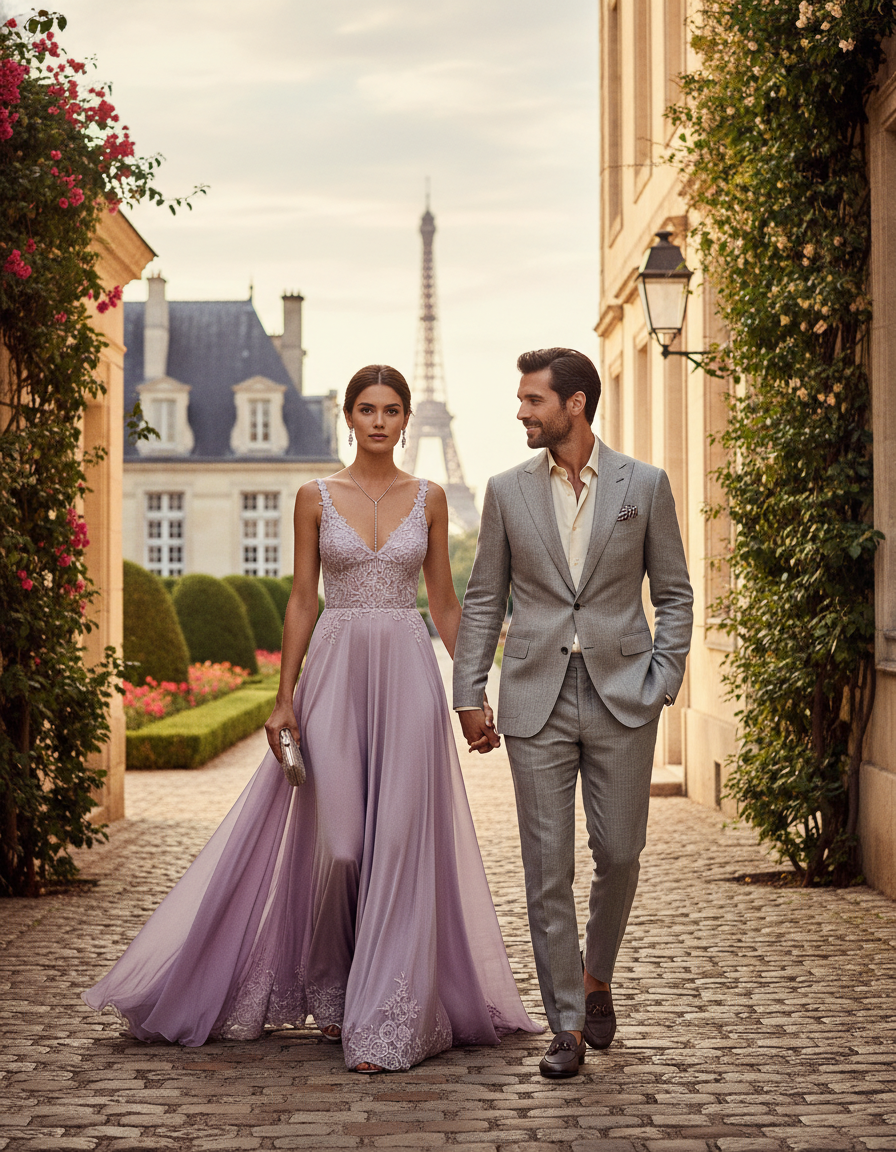 Gemma Deeks Style Guide: Formal attire Date night in France Summer 2026