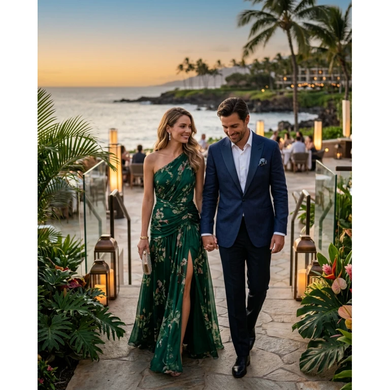 Gemma Deeks Style Guide: Formal attire Date night in Hawaii Summer 2026