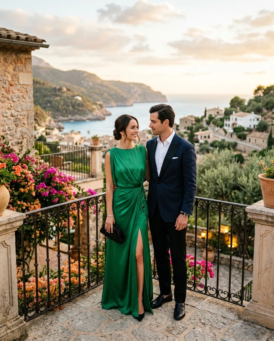Gemma Deeks Style Guide: Formal attire Date night in Majorca Summer 2026