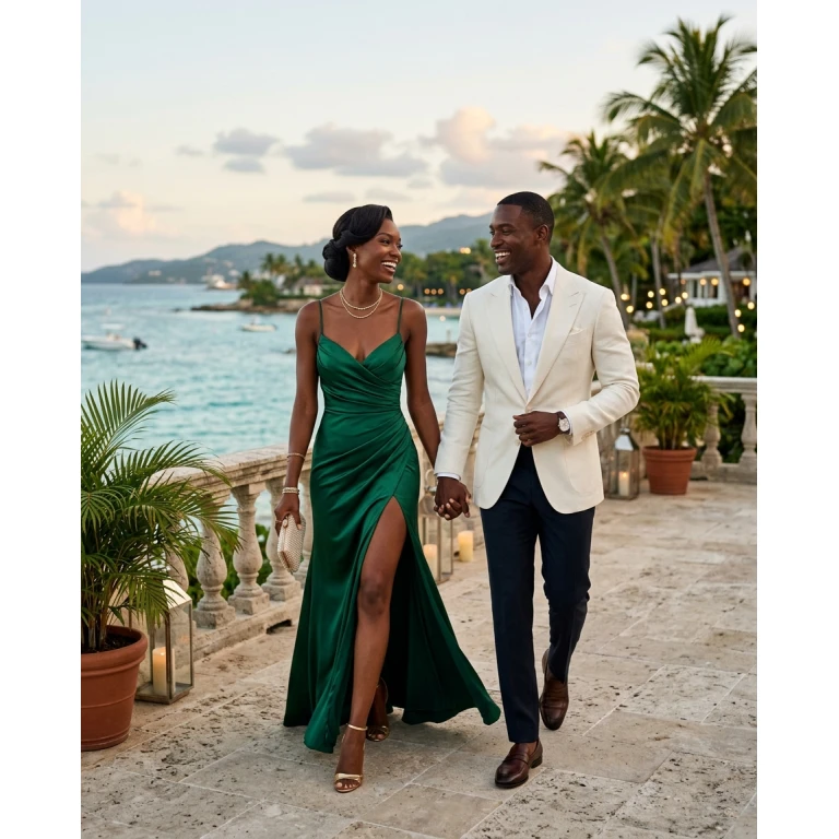Gemma Deeks Style Guide: Formal attire Date night in Montego Bay Summer 2026