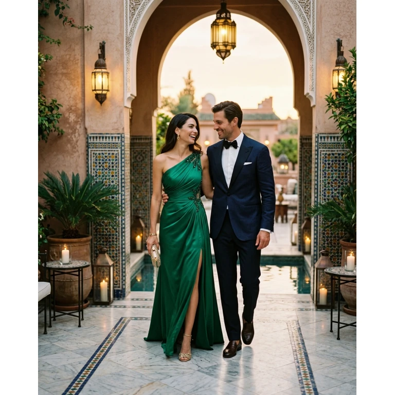 Gemma Deeks Style Guide: Formal attire Date night in Moroco Summer 2026