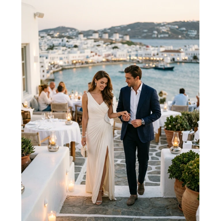 Gemma Deeks Style Guide: Formal attire Date night in Mykonos Summer 2026