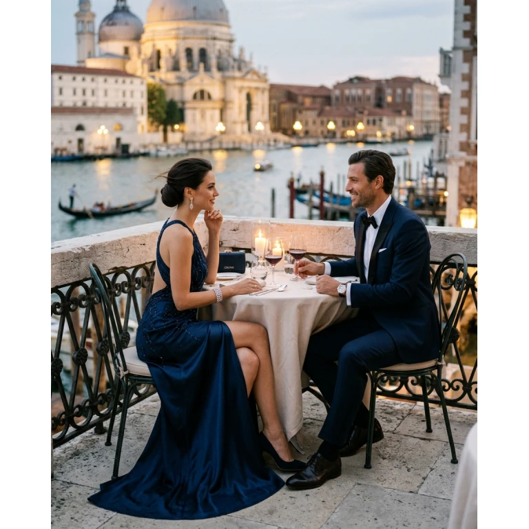 Gemma Deeks Style Guide: Formal attire Date night in Venice Summer 2026