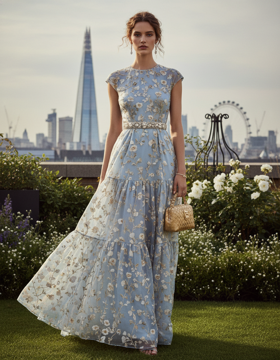 Gemma Deeks Style Guide: Formal attire Designer Summer Dresses in London Summer 2026