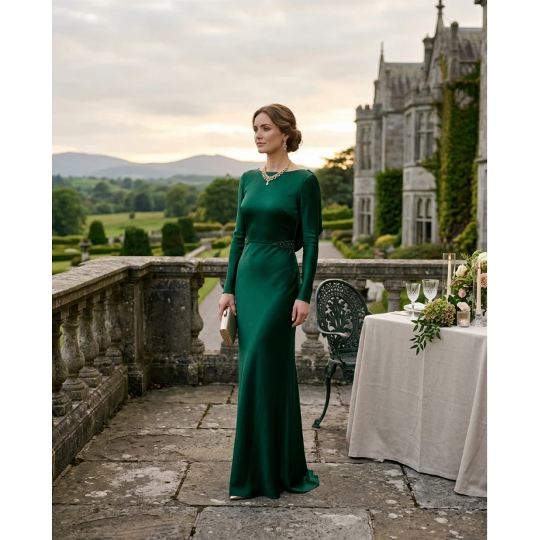 Gemma Deeks Style Guide: Formal attire dinner outfit in Ireland Summer 2026