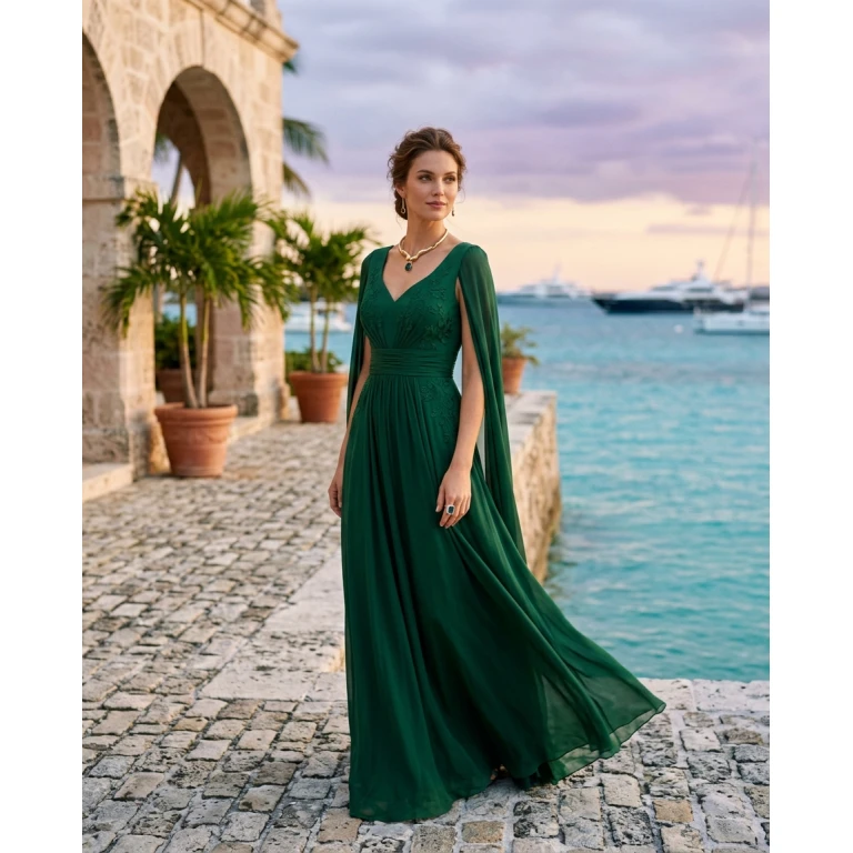 Gemma Deeks Style Guide: Formal attire gala gown in Bahamas Summer 2026