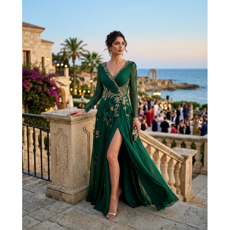 Gemma Deeks Style Guide: Formal attire gala gown in Cyprus Summer 2026