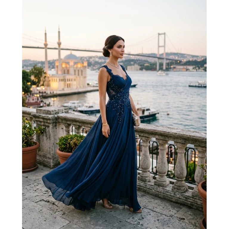 Gemma Deeks Style Guide: Formal attire gala gown in Istanbul Summer 2026