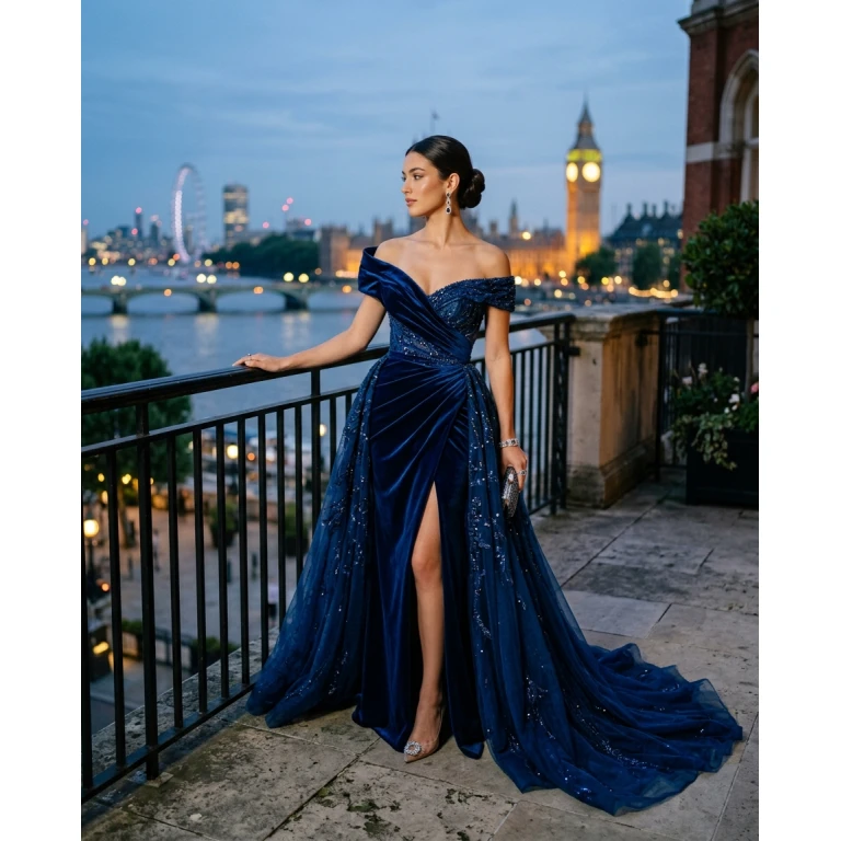 Gemma Deeks Style Guide: Formal attire gala gown in London Summer 2026