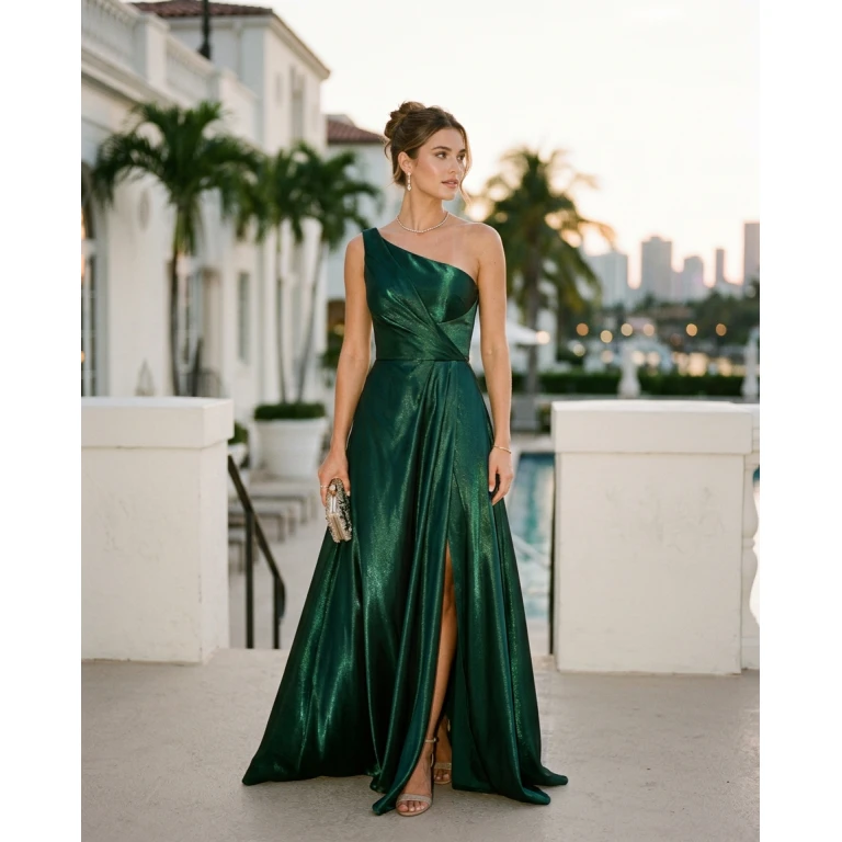 Gemma Deeks Style Guide: Formal attire gala gown in Miami Summer 2026