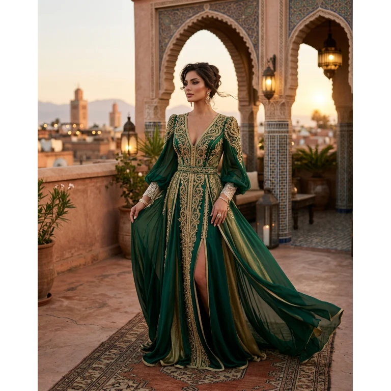 Gemma Deeks Style Guide: Formal attire gala gown in Moroco Summer 2026