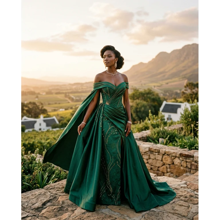Gemma Deeks Style Guide: Formal attire gala gown in South Africa Summer 2026