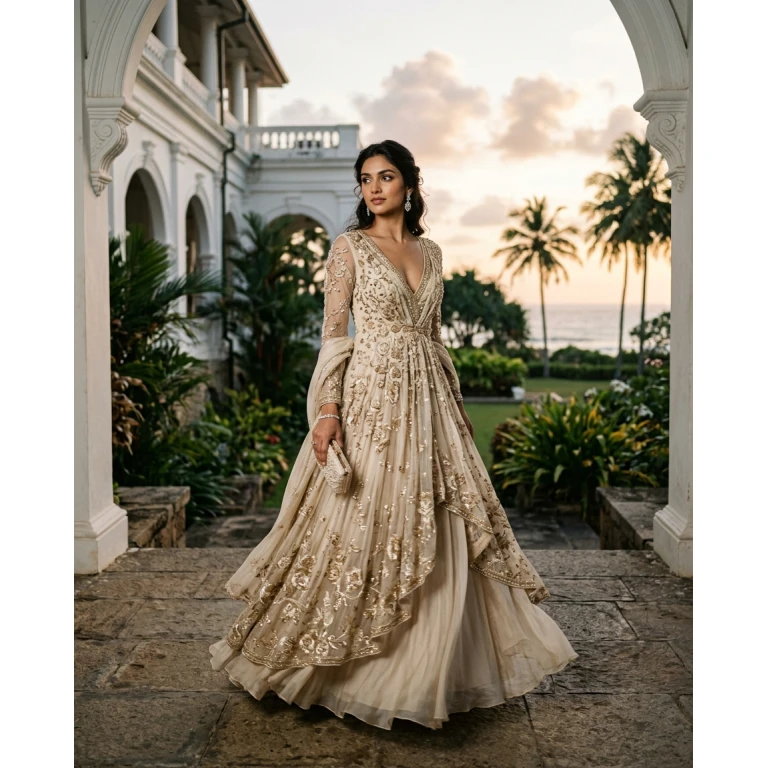 Gemma Deeks Style Guide: Formal attire gala gown in Sri Lanka Summer 2026