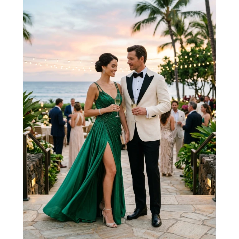 Gemma Deeks Style Guide: Formal attire Holiday parties in Hawaii Summer 2026